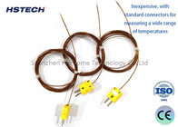 PtRh30-Ptrh6 WRR B Thermocouple With Connector TD Plugs SR Type Ceramic Plastic For 0-1800°C Use Temperature