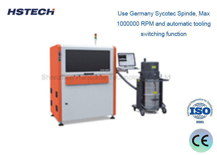 100000 RPM Spindle CCD System Inline PCB Depaneling Router Machine for ATE Test Line