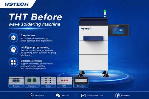 नवीनतम कंपनी ब्लॉग के बारे में THT Before Wave Soldering AOI System – Automated PCB Inspection for SMT & THT Production Lines