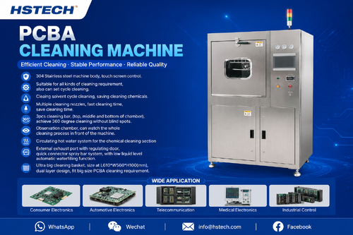 नवीनतम कंपनी ब्लॉग के बारे में HS-810 Integrated Offline PCBA Cleaning Machine Launched: High-efficiency & Cost-saving Solution for SMT Production