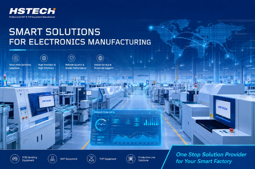 नवीनतम कंपनी ब्लॉग के बारे में Smart Factories, Reshoring, and AI Inspection: 5 Trends Reshaping SMT/THT Production in 2026