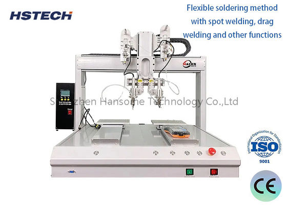 अच्छी कीमत 4 अक्ष ताइवान Hiwin एलसीडी शिक्षण लटकन के साथ रैखिक गाइड सोल्डर रोबोट ऑनलाइन