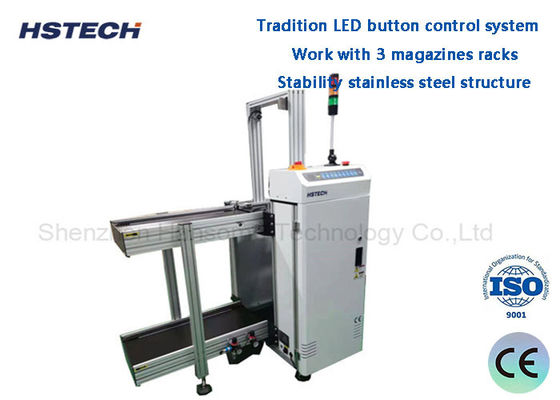 अच्छी कीमत एल्यूमीनियम प्रोफाइल नकल Nutek 6bar 20M/min एसएमटी लाइन पत्रिका लोडर ऑनलाइन