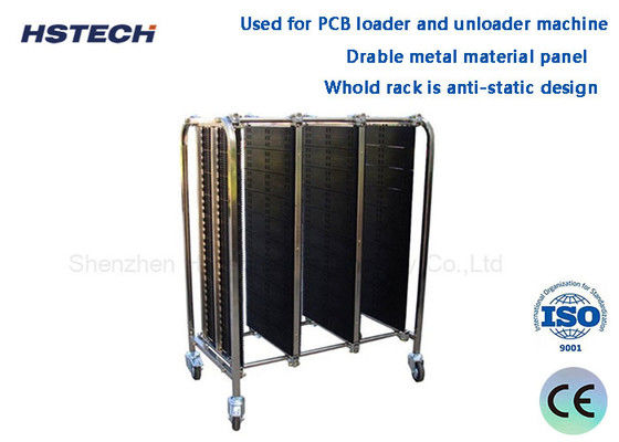 अच्छी कीमत पीसीबी हैंडलिंग उपकरण 3 परतें एंटी स्टेटिक 4 पहिया चलती पीसीबी भंडारण टर्नओवर कार एचएस-टी460 ऑनलाइन
