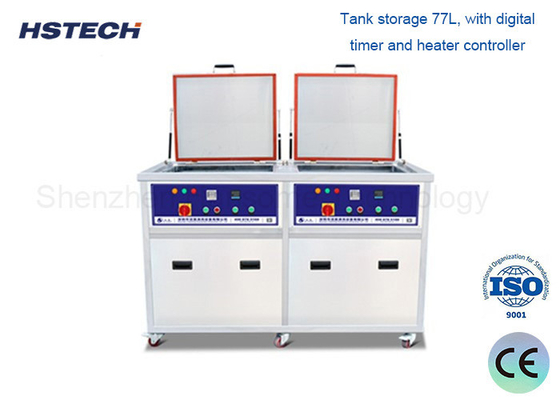 अच्छी कीमत SUS स्टेनलेस स्टील 77L अल्ट्रासोनिक सफाई मशीन 3000W हीटिंग पावर के साथ ऑनलाइन
