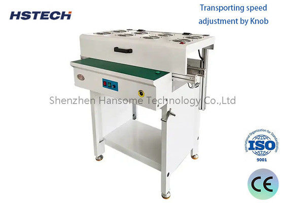 अच्छी कीमत एसएमईएमए मानक और परिवर्तनीय गति नियंत्रण के साथ पीसीबी हैंडलिंग के लिए स्टेनलेस स्टील ईएसडी फ्लैट बेल्ट कन्वेयर ऑनलाइन