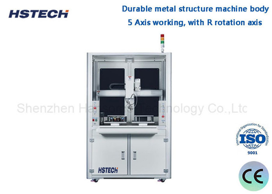 अच्छी कीमत उच्च परिशुद्धता स्वचालित मिलाप रोबोट टिकाऊ संरचना 5 अक्ष कार्य प्रणाली ऑनलाइन