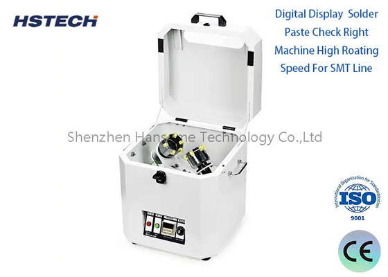 अच्छी कीमत 60W 220V/50HZ डिजिटल डिस्प्ले उच्च गति घूर्णन के साथ SMT सोल्डर पेस्ट मिक्सर ऑनलाइन
