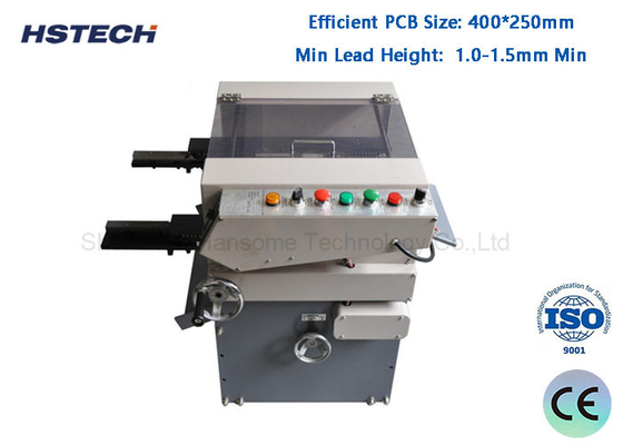 अच्छी कीमत 4 एचपी एसएस पीसीबी लीड कटिंग मशीन 250 मिमी चौड़ाई AC220V स्वचालित पीसीबी लीड कटिंग मशीन ऑनलाइन