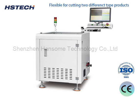 अच्छी कीमत 60000 आरपीएम स्टेनलेस स्टील बॉडी पीसीबी डिपैनलिंग राउटर मशीन 50x50 ~ 410x460 मिमी कार्य आकार के साथ ऑनलाइन