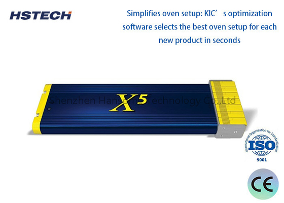 अच्छी कीमत KIC X5 स्टैंडर्ड टाइप K थर्मोकप्ल USB थर्मल प्रोफाइलर के लिए ढलान पीक तापमान ऑनलाइन