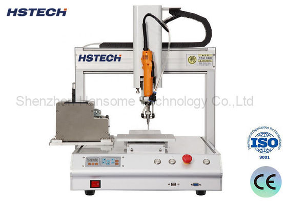 अच्छी कीमत एम6 स्क्रू सपोर्ट और एल्यूमीनियम कंस्ट्रक्शन के साथ 3 एक्सिस डेस्कटॉप स्क्रू टाइटनिंग रोबोट ऑनलाइन