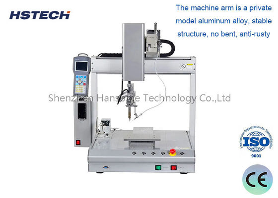 स्वचालित सफाई और बहु-दिशात्मक मिलाप सिर के साथ 4 अक्ष मिलाप रोबोट