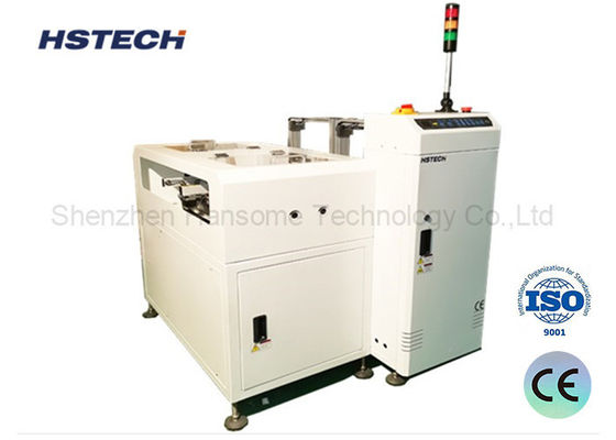अच्छी कीमत AC220V पावर सप्लाई टच स्क्रीन कंट्रोल और स्वचालित चौड़ाई समायोजन के साथ SMT पीसीबी अनलोडर ऑनलाइन