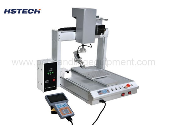 वाई अक्ष 1.0 मोटाई तार 360° रोटेशन ऑटो सोल्डर रोबोट RS232