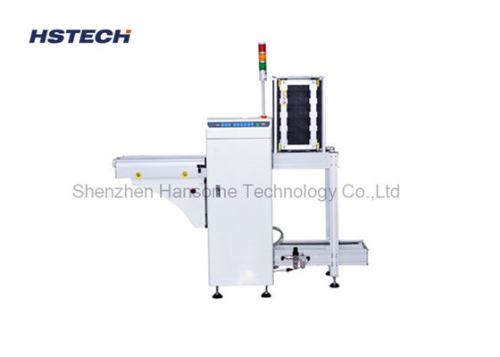 3 पत्रिकाएं एलईडी बटन पीसीबी लिंक अनलोडर 330 मिमी चौड़ाई